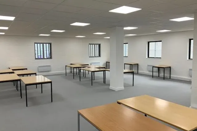 Completed interior at HMP Bronzefield