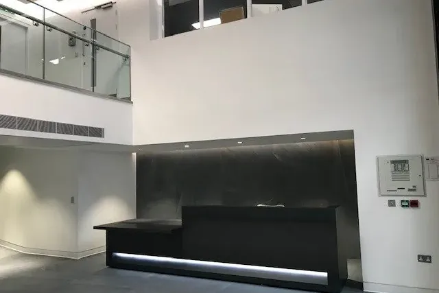 New reception desk at Bernard Street