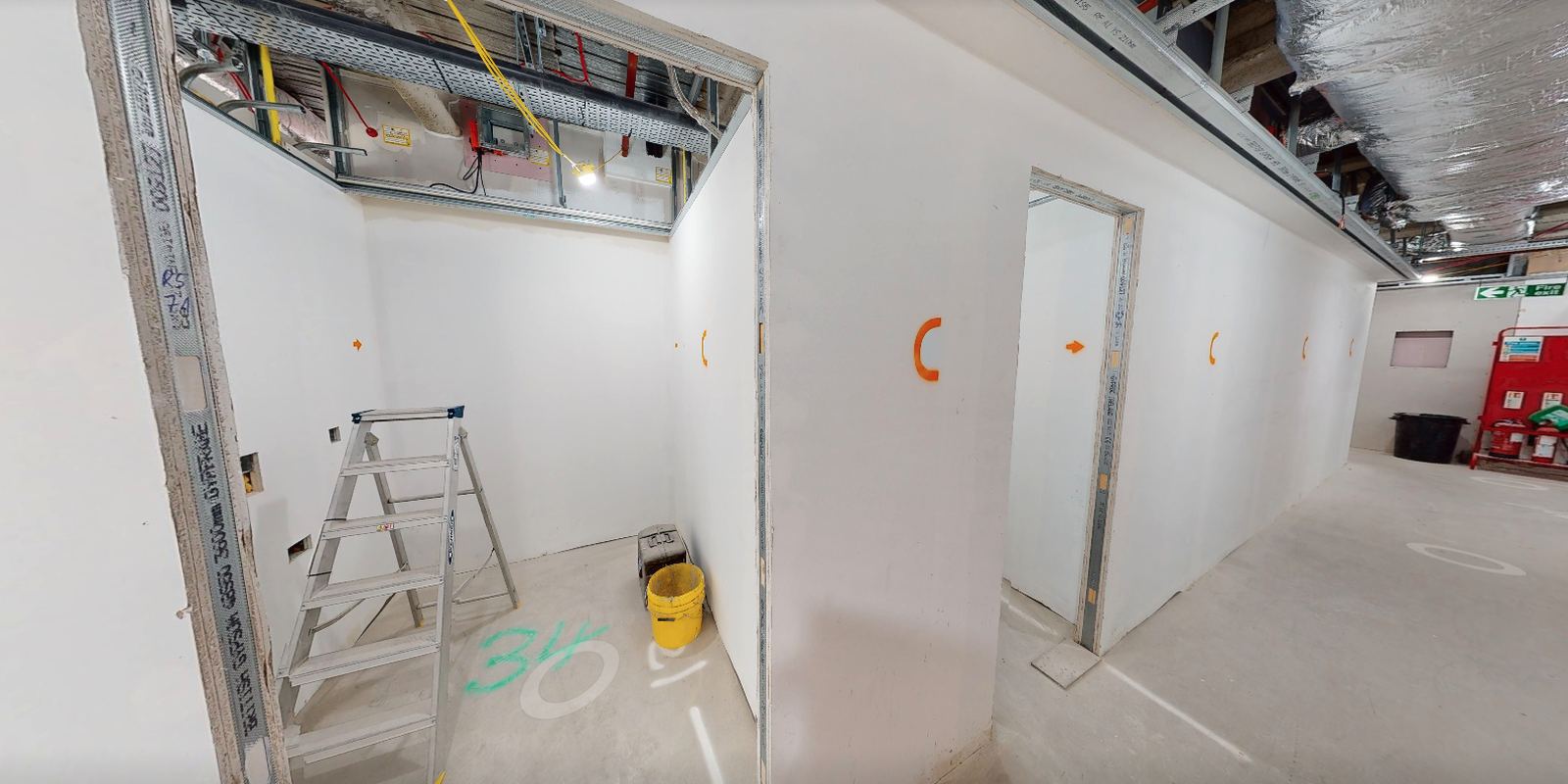 Room by room at Wigmore Street, early fit-out stage