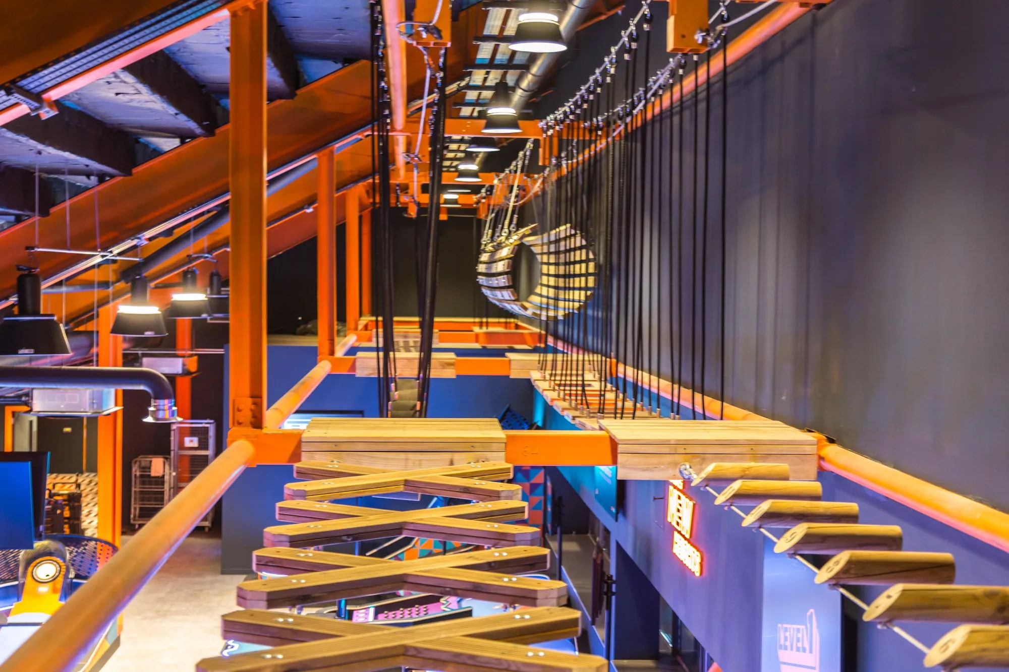 LEVEL1 high ropes obstacle course