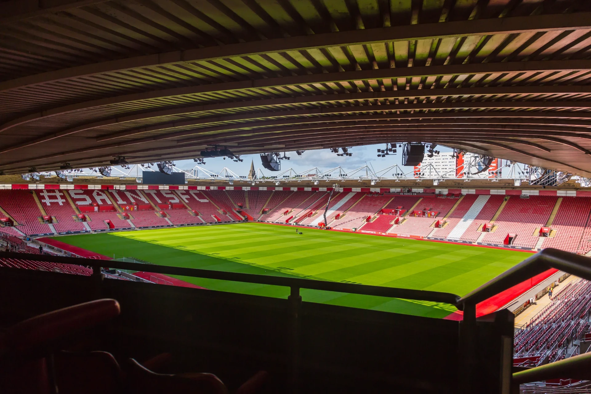 St Mary’s Stadium, home of Southampton FC