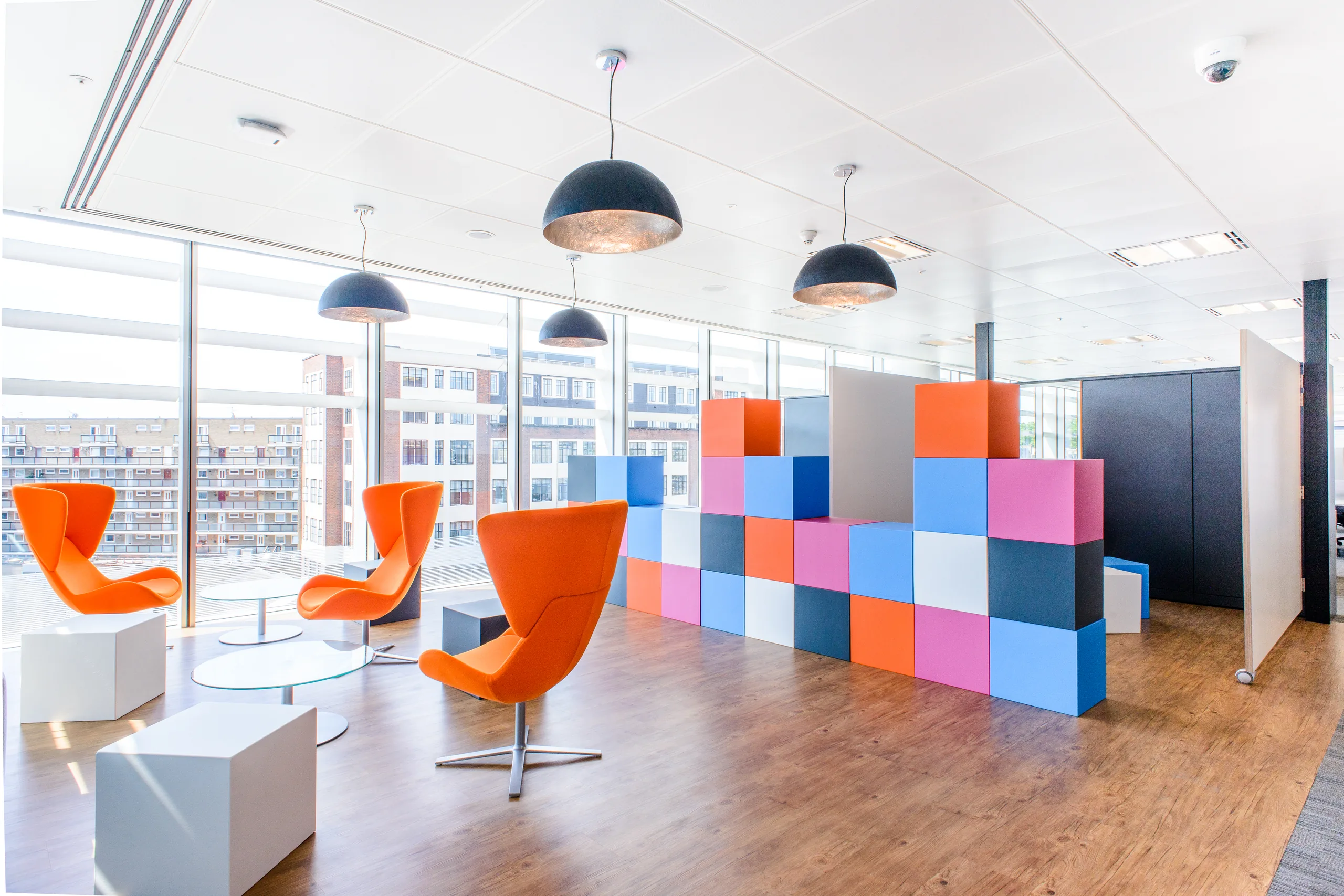 Colourful breakout space at eNett