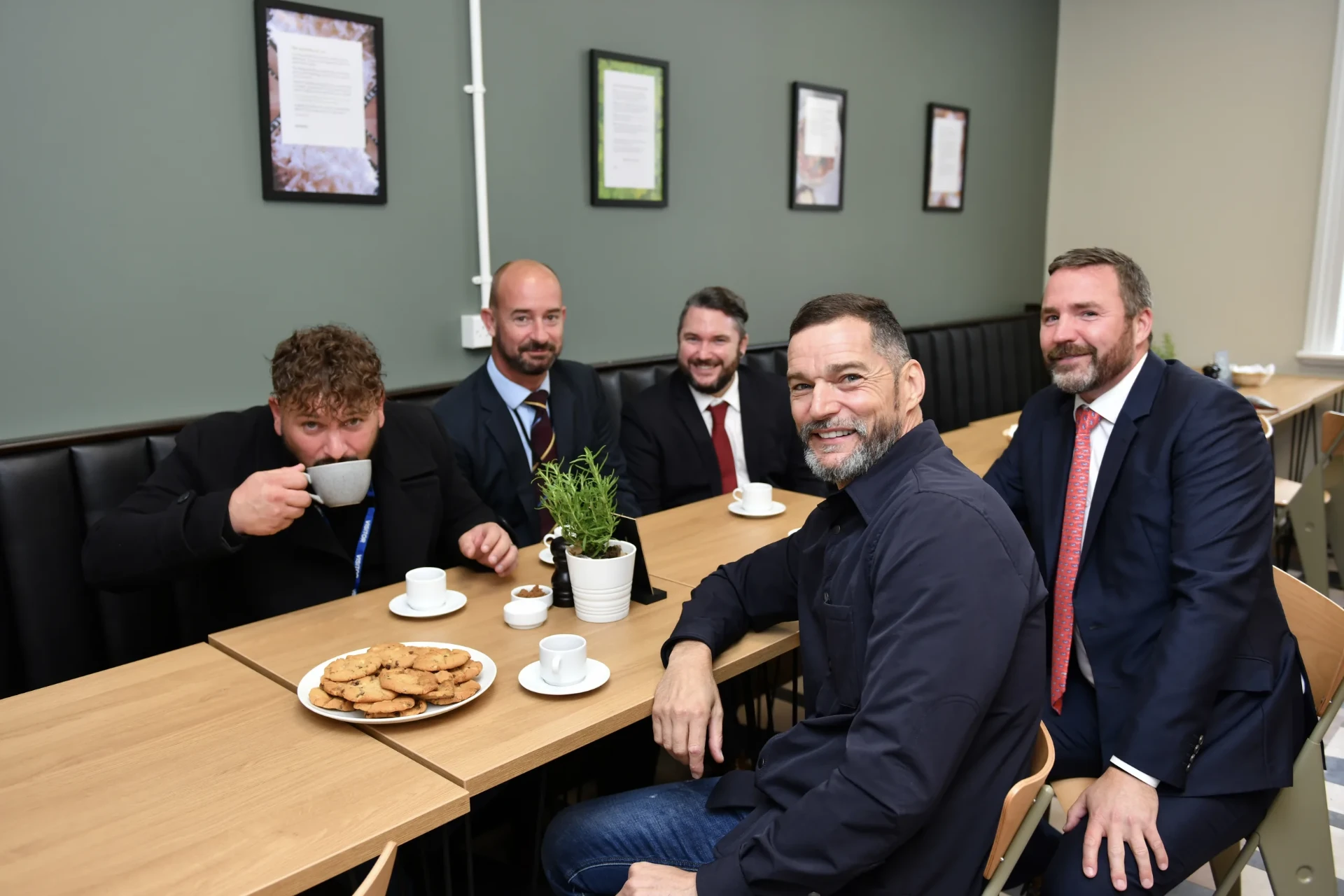 Guests dining in The Right Course restaurant at HMP Wormwood Scrubs