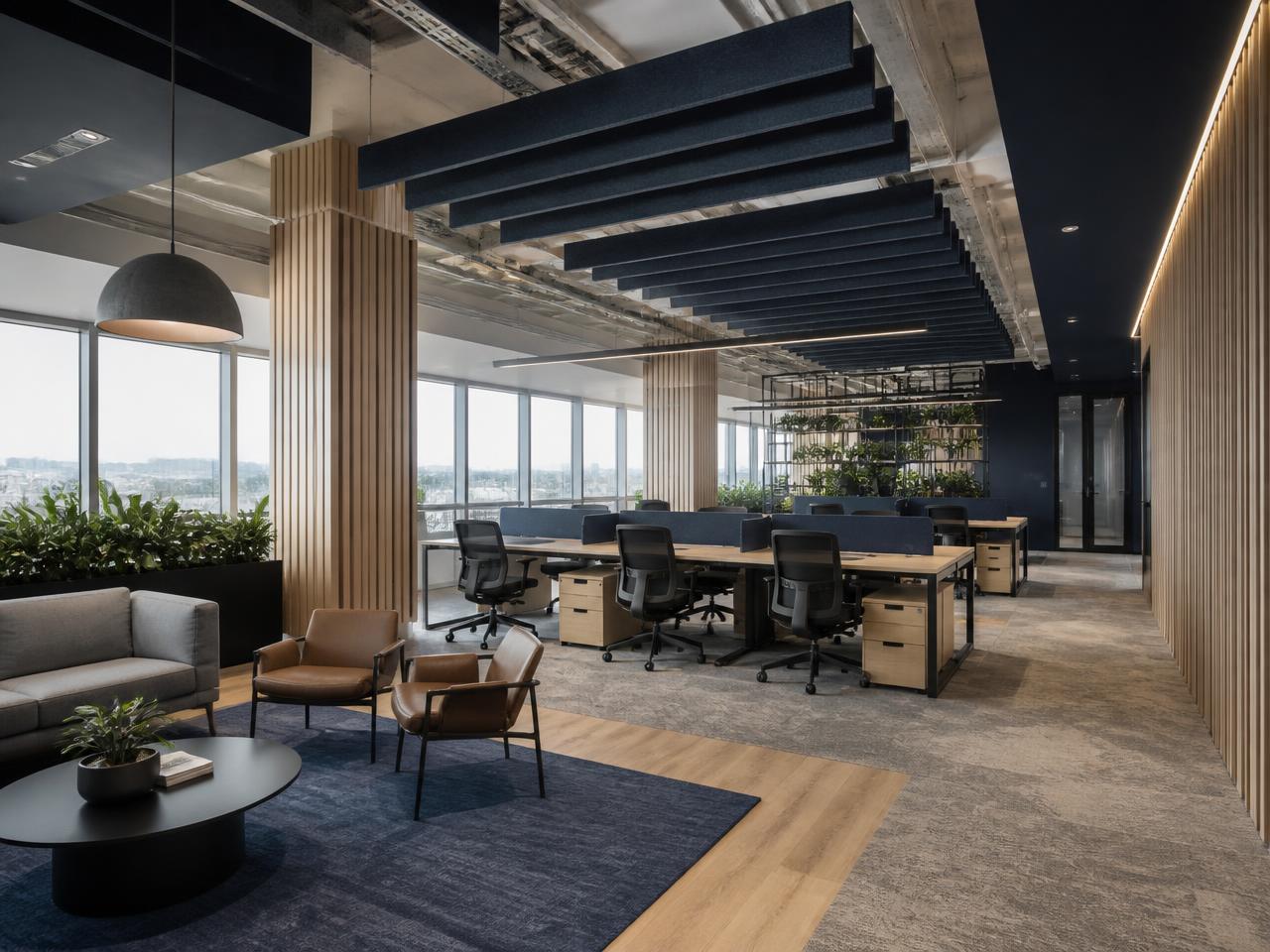 Commercial — Open-plan office fit-out
