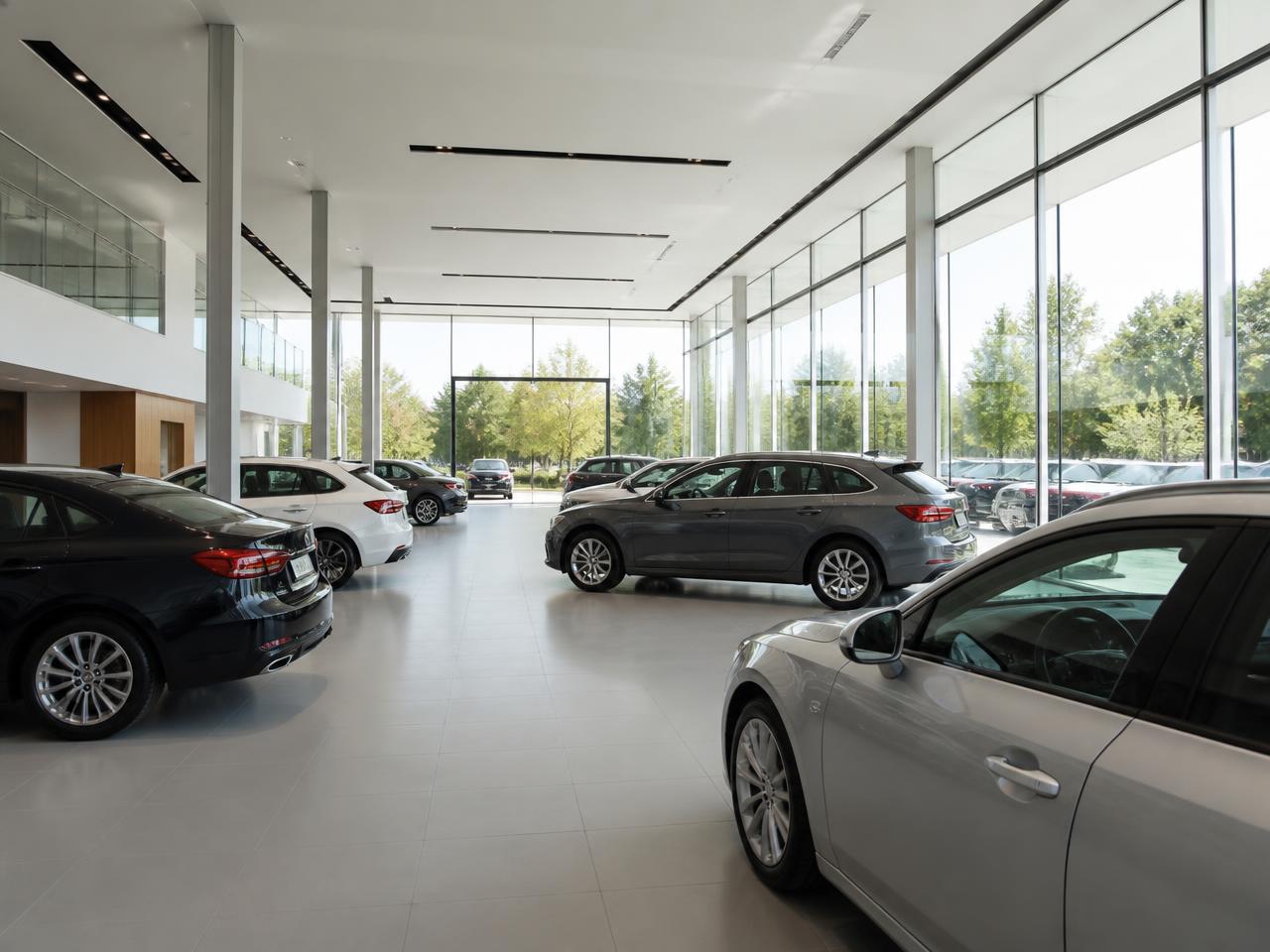 Commercial — Car showroom — display floor