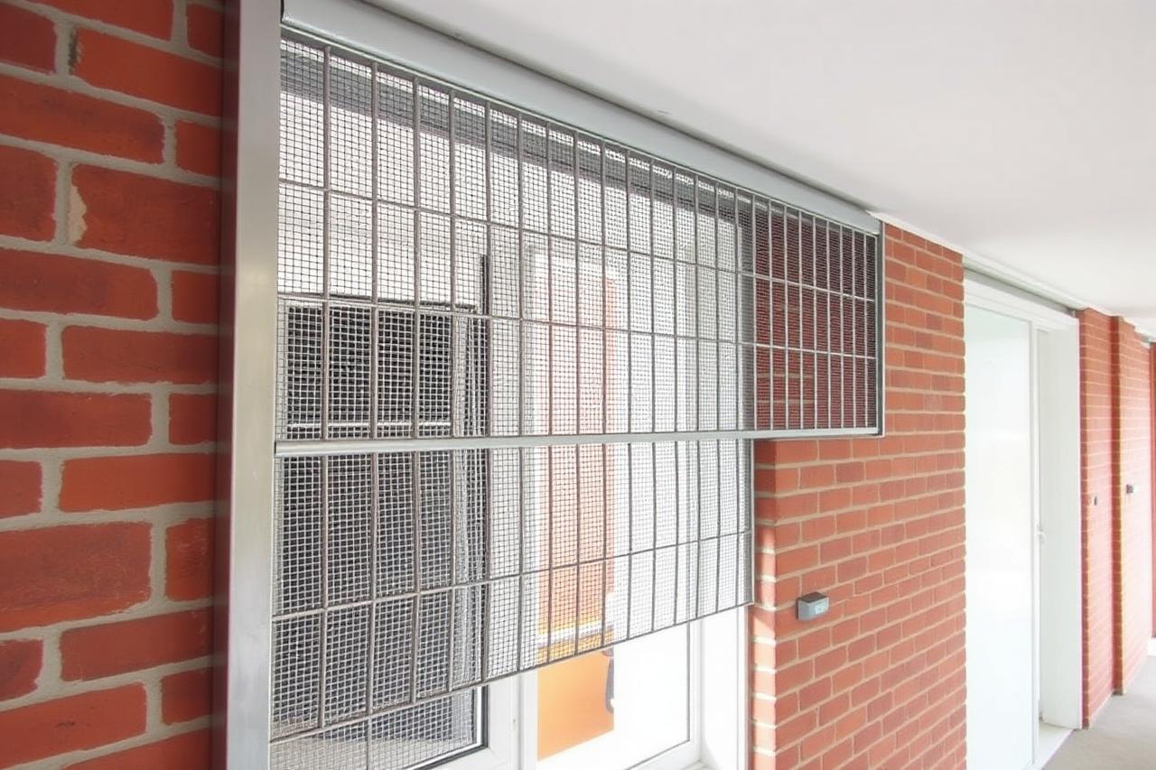 HMP Winchester — Security improvements — steel grilles and mesh screens