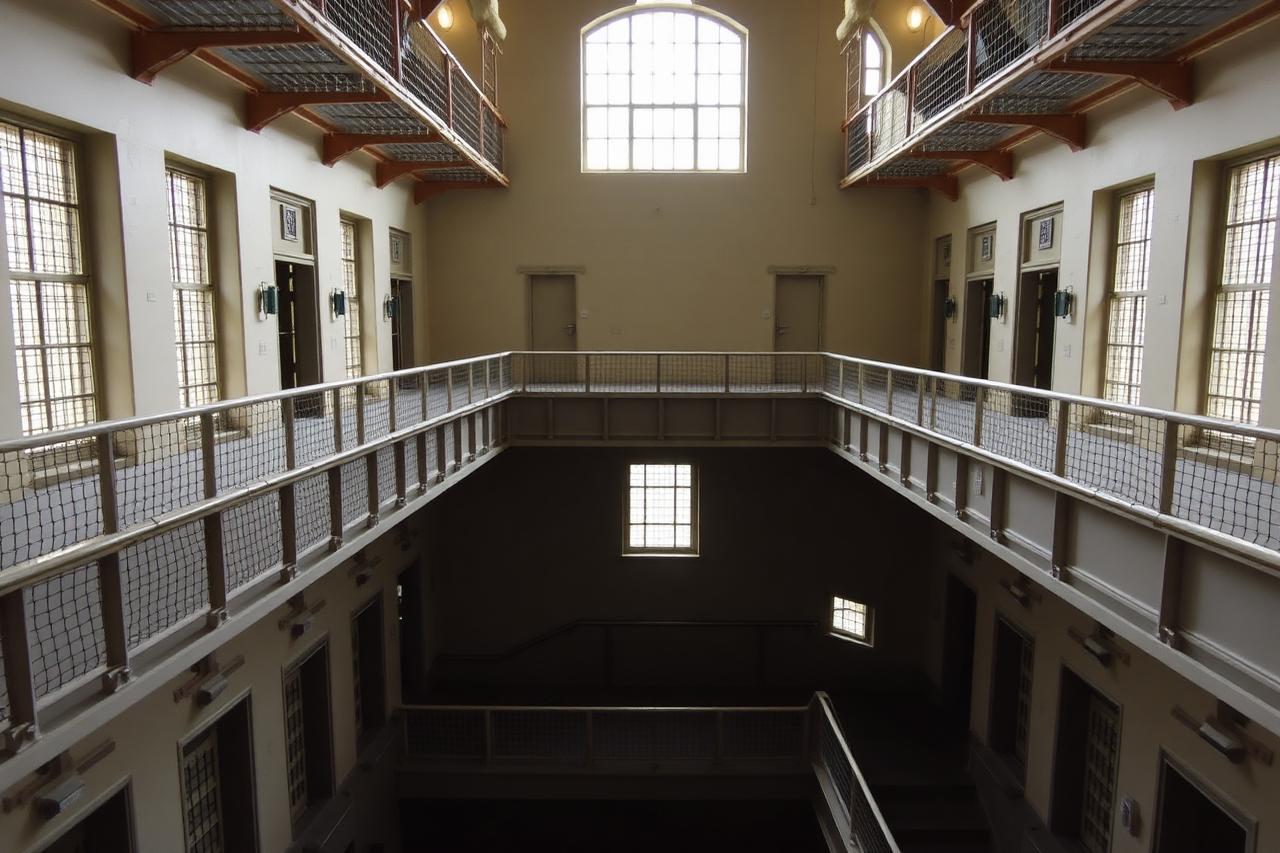 HMP Winchester — Wing refurbishment — landings, safety netting and cell doors